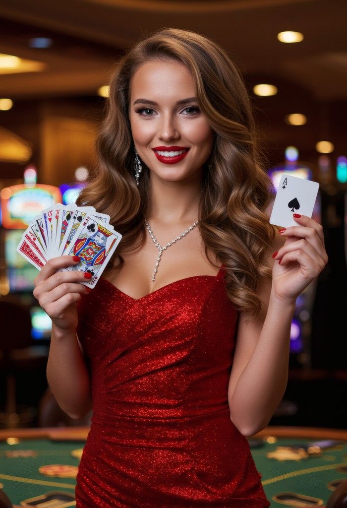 Live casino table with multiple players and dealer